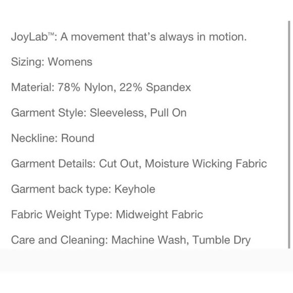 Joy Lab women's blue wave work-out activewear Bodysuit - various sizes - Picture 10 of 10